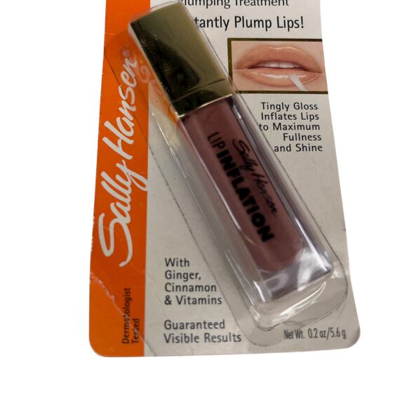 Sally Hansen Lip Inflation Lip Gloss 6690-18 Sheer Mocha New - Picture 3 of 10
